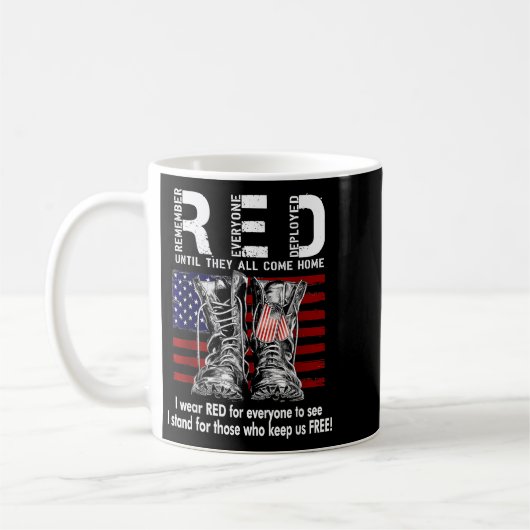Red Friday Suprt Our Troops Until They All Come Ho Kaffeetasse (Links)