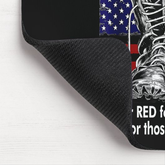 Red Friday Suprt Our Troops Until They All Come Ho Mousepad (Ecke)