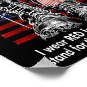 Red Friday Suprt Our Troops Until They All Come Ho Poster (Ecke)