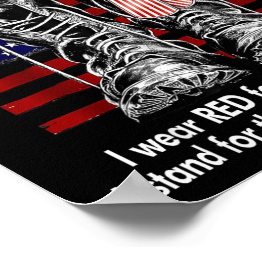 Red Friday Suprt Our Troops Until They All Come Ho Poster (Ecke)