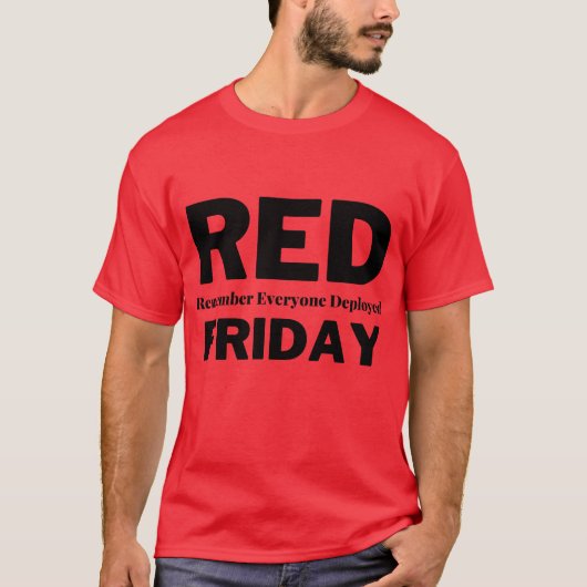 Red Friday T - Shirt (Vorderseite)