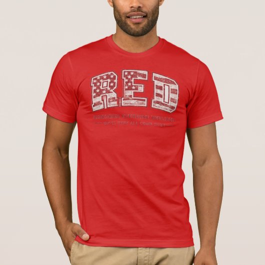 RED Friday T-Shirt - Remember Everyone Deployed -  (Vorderseite)