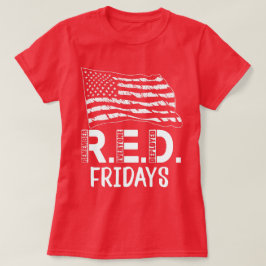 RED Fridays Denken Sie daran, dass alle Militär ei T-Shirt