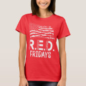 RED Fridays Denken Sie daran, dass alle Militär ei T-Shirt (Vorderseite)