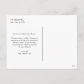 Red Frohe Weihnachten Calligraphy Photo (Rückseite)