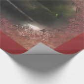 Red Frosty S'mores Snowman Geschenkpapier (Ecke)