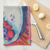 Red Fruits Bowl Geschirrtuch (Viertel Falte)