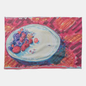 Red Fruits Bowl Geschirrtuch (Horizontal)