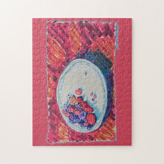 Red Fruits Bowl Puzzle (Vertikal)