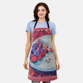 Red Fruits Bowl Schürze (Getragen)