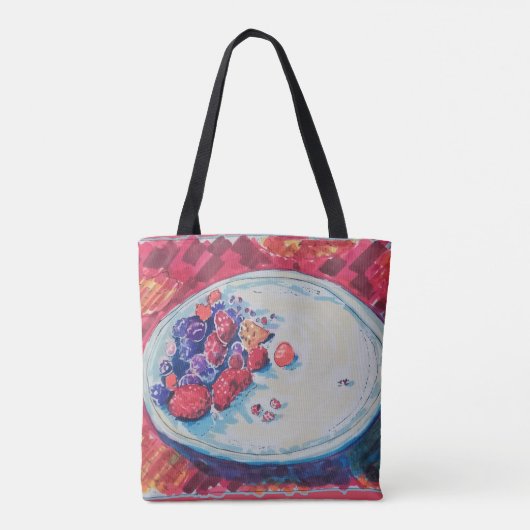 Red Fruits Bowl Tasche (Rückseite)