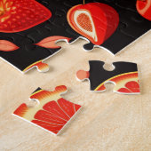 Red Fruits Pattern Puzzle (Seite)