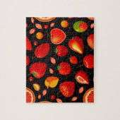 Red Fruits Pattern Puzzle (Vertikal)