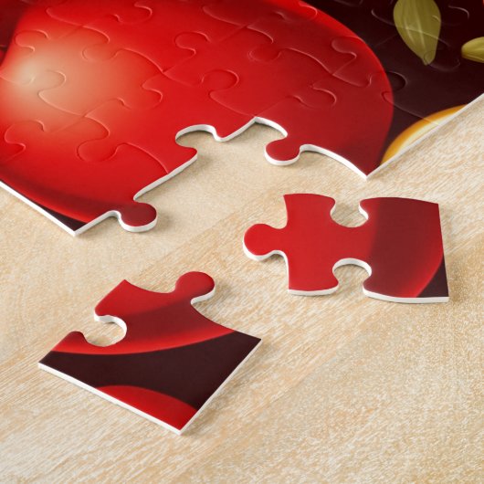 Red Fruits Pattern Puzzle (Seite)