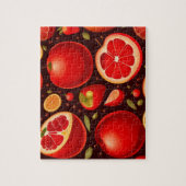 Red Fruits Pattern Puzzle (Vertikal)
