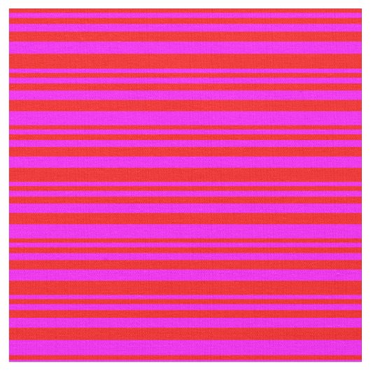 Red & Fuchsia Liniertes Muster Stoff (Nahaufnahme)