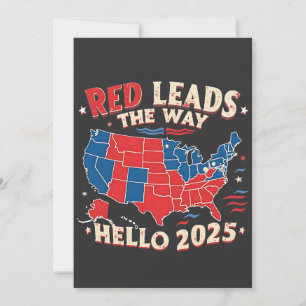 Red Führt den Weg Hallo 2025 Einweihung Trump Einladung