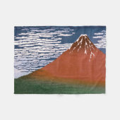 Red Fuji, Aka Fujiyama Volcano Katsushika Hokusai Fleecedecke (Vorderseite (Horizontal))