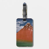 Red Fuji, Aka Fujiyama Volcano Katsushika Hokusai Gepäckanhänger (Rückseite vertikal)