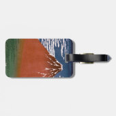 Red Fuji, Aka Fujiyama Volcano Katsushika Hokusai Gepäckanhänger (Rückseite horizontal)