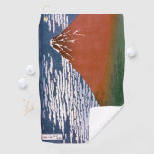 Red Fuji, Aka Fujiyama Volcano Katsushika Hokusai Golfhandtuch (Insitu)