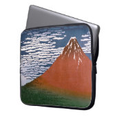 Red Fuji, Aka Fujiyama Volcano Katsushika Hokusai Laptopschutzhülle (Vorderseite Links)