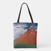 Red Fuji, Aka Fujiyama Volcano Katsushika Hokusai Tasche (Rückseite)
