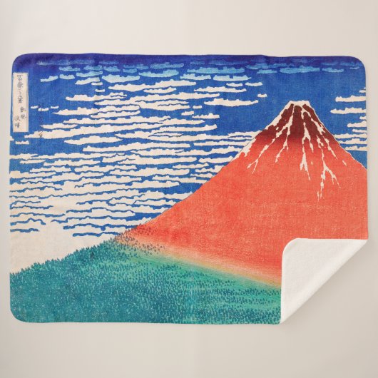 Red Fuji | Hokusai | Sherpadecke (Vorderseite (Horizontal))