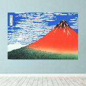 Red Fuji Hokusai Ukiyo-e japanische Kunst Leinwanddruck (Insitu (Holzboden))