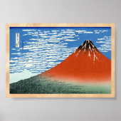 Red Fuji Südwind morgens Poster (Vorne)