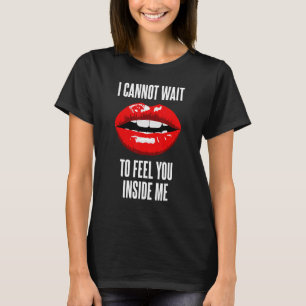Red Full Lips Graphic Evil Girl T-Shirt