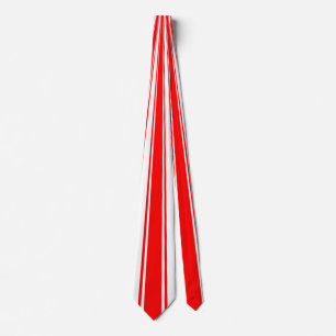 Red Funky Stripe Muster Krawatte