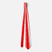 Red Funky Stripe Muster Krawatte (Rückseite)