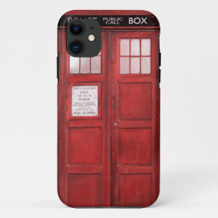 Red Funny Phone Booth Call Box Case-Mate iPhone Hülle