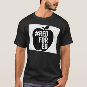 Red für Ed Colorado Teacher Walkout Strike T-Shirt