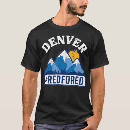 Red für Ed Denver Colorado Teacher Strike T-Shirt (Vorderseite)
