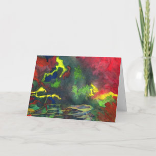 Red Fusion 2 Grußkarte Karte