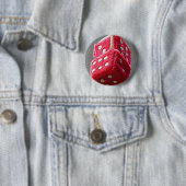 Red Fuzzy Dice Button (Beispiel)