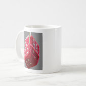 Red Fuzzy Dice Kaffeetasse (Vorderseite Links)
