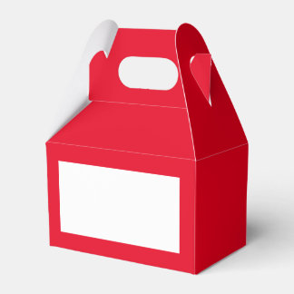 Red Gable Favor Box Geschenkschachtel
