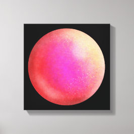 Red Galaxy Orb - Scarlett und Violet Canvas Print Leinwanddruck