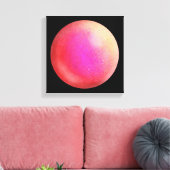 Red Galaxy Orb - Scarlett und Violet Canvas Print Leinwanddruck (Insitu (Wohnzimmer))