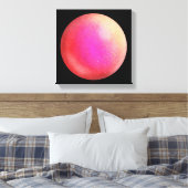 Red Galaxy Orb - Scarlett und Violet Canvas Print Leinwanddruck (Insitu (Schlafzimmer))
