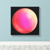 Red Galaxy Orb - Scarlett und Violet Canvas Print Leinwanddruck (Insitu (Holzboden))