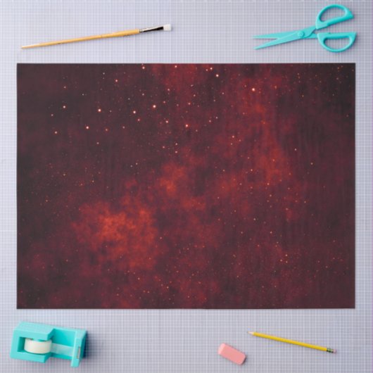 Red Galaxy Series Design 9 Seidenpapier (Basteln)