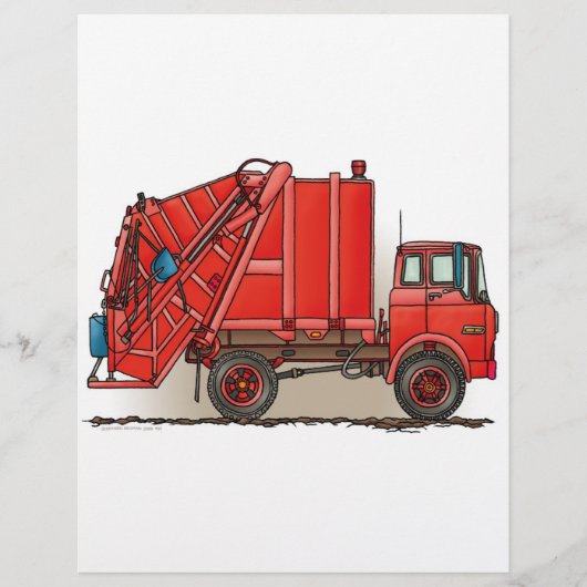 Red Garbour Truck Flyer (Vorne)
