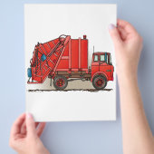 Red Garbour Truck Flyer (Hand)