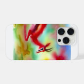 Red Gazelle 310824AREF133 - Watercolor iPhone Hülle (Rückseite (Horizontal))