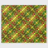 Red Gecko Wrapping Paper Geschenkpapier (Flach)