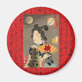 Red Geisha Magnet (Vorne)